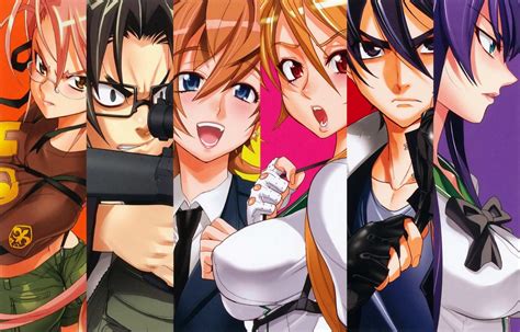 highschool of the dead characters